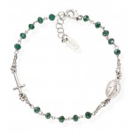 Pulsera Rosario Amen en plata con cristales BROBVB3 Comprar Pulsera Rosario Amen en plata con cristales BROBVB3