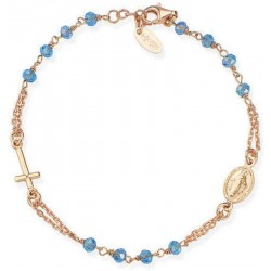 Bild des Amen Rosenkranz Armband aus Silber mit Kristallen BRORC3