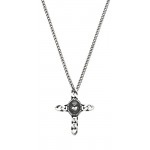 Image du Collier Croix du Sacré-Cœur de Jésus Amen pour hommes CLGRSC