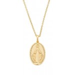 Amen Miraculous Medal Necklace for women CLMIGM Image of the Amen Miraculous Medal Necklace for women CLMIGM