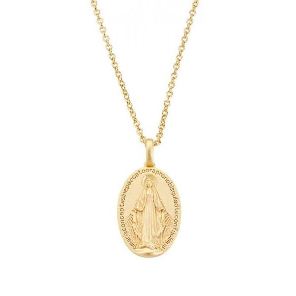 Amen Miraculous Medal Necklace for women CLMIGM Image of the Amen Miraculous Medal Necklace for women CLMIGM