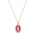 Amen Wunderbare Medaille Halskette für Damen CLMISMGBO Bild der Amen Wunderbare Medaille Halskette für Damen CLMISMGBO