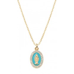 Image of the Amen Miraculous Medal Necklace for women CLMISMGPE