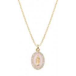 Image of the Amen Miraculous Medal Necklace for women CLMISMGRO