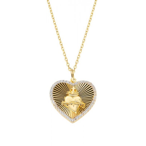 Amen Sacred Heart Necklace for women CLSCCUG Image of the Amen Sacred Heart Necklace for women CLSCCUG