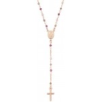Collier Chapelet Amen en argent avec cristaux pour femmes CRO10RARTO4 Image du Collier Chapelet Amen en argent avec cristaux pour femmes CRO10RARTO4