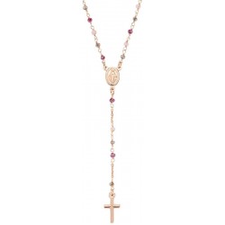 Amen Rosenkranz Kette aus Silber mit Kristallen für Damen CRO10RARTO4