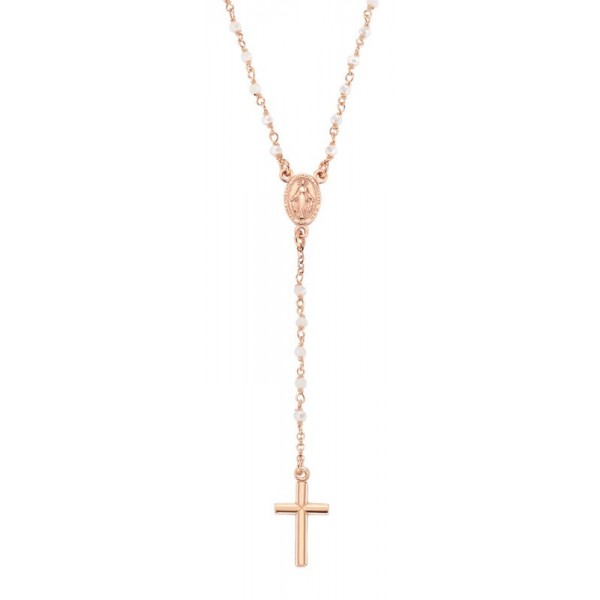 Acheter Collier Chapelet Amen en argent avec cristaux pour femmes CRO10RBI4