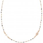 Bild der Amen Rosenkranz Kette aus Silber mit Kristallen für Damen CRO10RGTOVE3