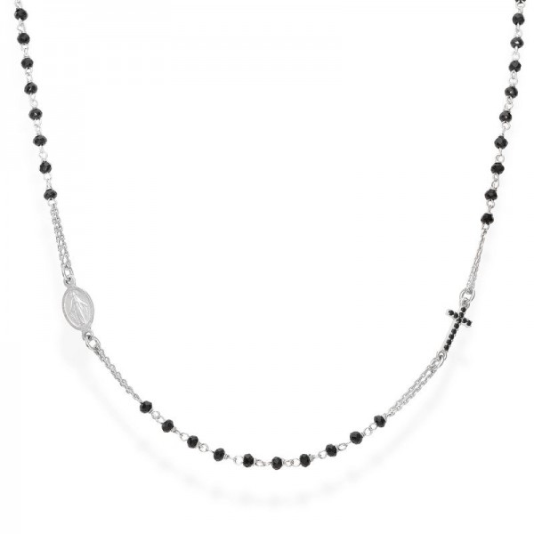 Amen Rosenkranz Kette aus Silber mit Kristallen CRO25BNZ3 kaufen