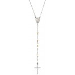 Collana Rosario Amen in argento donna CRO30BBRGD Immagine della Collana Rosario Amen in argento donna CRO30BBRGD