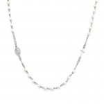 Comprare Collana Amen Rosari in argento e perle donna CROBB3