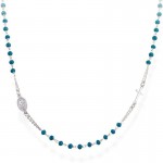 Bild der Amen Rosenkranz Kette aus Silber mit Kristallen CROBBL3