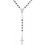 Image du Collier Chapelet Amen en argent avec cristaux CROBG4