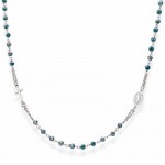 Bild der Amen Rosenkranz Kette aus Silber mit Kristallen CROBP3