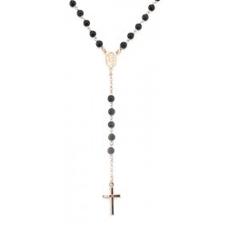 Collana Amen Rosari in argento con cristalli CRORN4