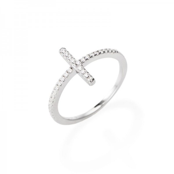 Immagine dell'Anello Amen Croce da donna RCRBBZ