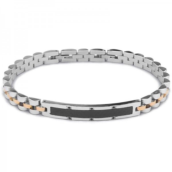Imagen de la Pulsera hombre Boccadamo Man ABR658RS