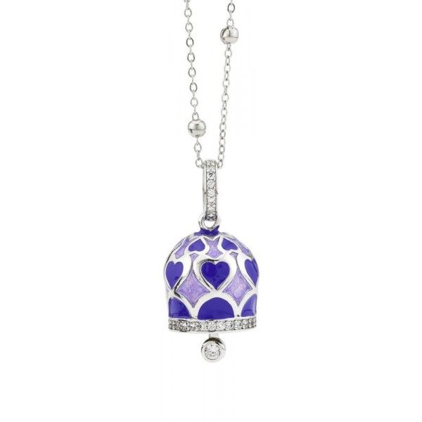 Image du Collier Femme Boccadamo avec Clochette Porte-Bonheur CL/GR02