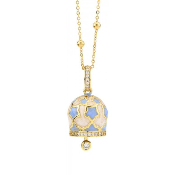 Image of the Boccadamo Womens Necklace with Lucky Bell CL/GR05