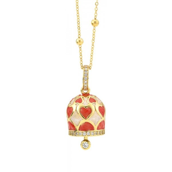 Image of the Boccadamo Womens Necklace with Lucky Bell CL/GR08