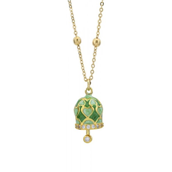 Image of the Boccadamo Womens Necklace with Lucky Bell CL/GR14