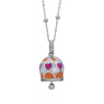 Image of the Boccadamo Womens Necklace with Lucky Bell CL/GR20