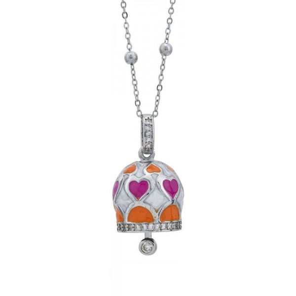Image of the Boccadamo Womens Necklace with Lucky Bell CL/GR20