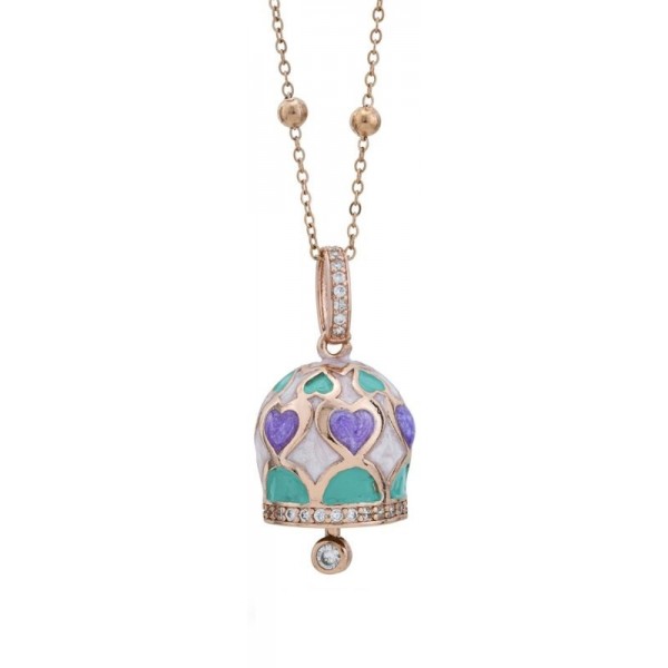 Image of the Boccadamo Womens Necklace with Lucky Bell CL/GR22