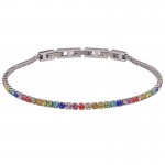 Bracelet tennis femme Boccadamo Scintille SV/BR25 Image du Bracelet tennis femme Boccadamo Scintille SV/BR25