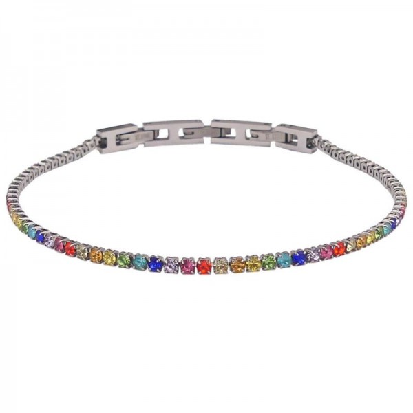 Bracelet tennis femme Boccadamo Scintille SV/BR25 Image du Bracelet tennis femme Boccadamo Scintille SV/BR25