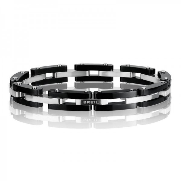 Buy Breil Men's Bracelet Be Black TJ1921
