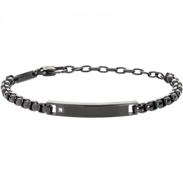 Buy Breil Mens Bracelet Tag & Cross TJ3223