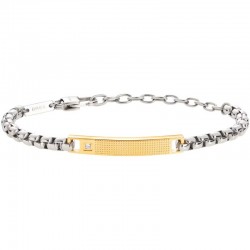 Breil Men's Bracelet Tag & Cross TJ3225