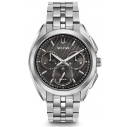 Bulova Men's Watch Progressive Dress Curv 96A186 Quartz Chronograph
