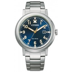 Orologio da Uomo Citizen Military Eco Drive AW1620-81L