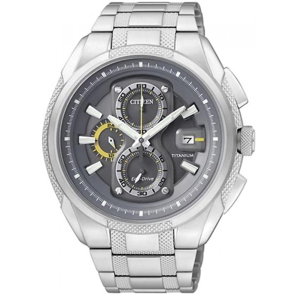 Buy Citizen Men's Watch Super Titanium Chrono Eco-Drive CA0200-54H