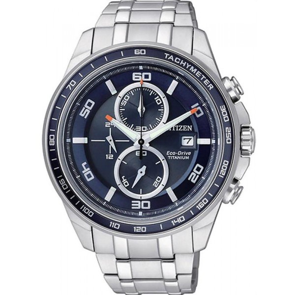 Buy Citizen Men's Watch Super Titanium Chrono Eco-Drive CA0345-51L