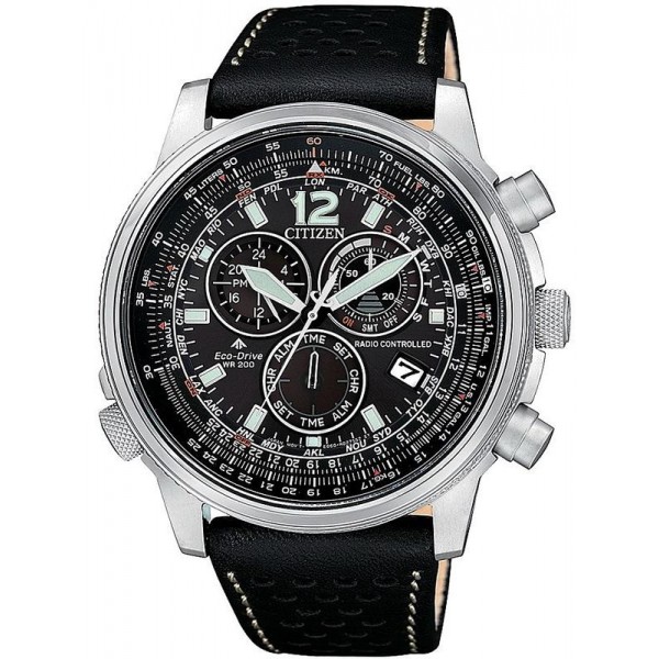 Acheter Montre pour Homme Citizen Radio Pilotèe Chrono Pilot CB5860-19E