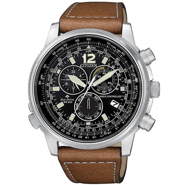 Acheter Montre pour Homme Citizen Radio Pilotèe Chrono Pilot CB5860-27E