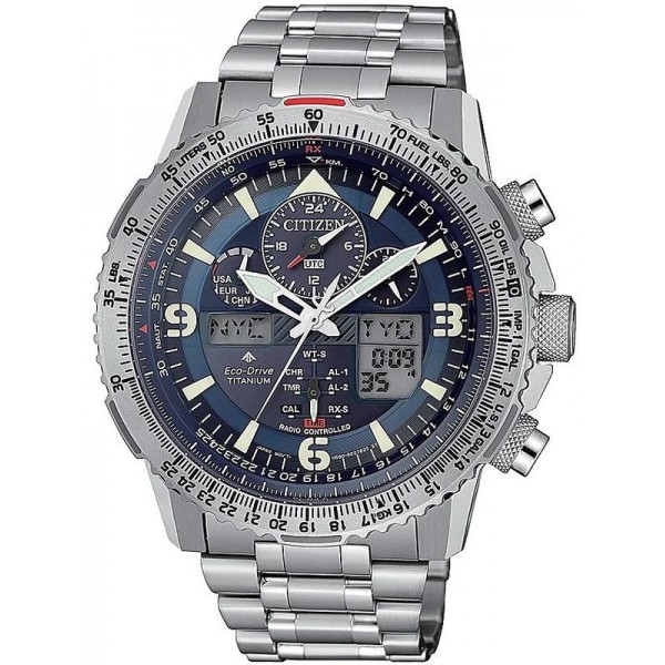 Acheter Montre pour Homme Citizen Radio Pilotèe Skyhawk Super Titanium JY8100-80L
