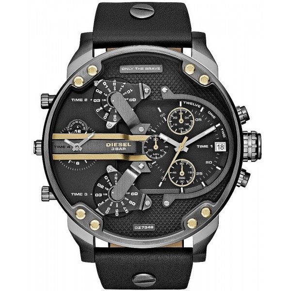 Buy Diesel Men's Watch Mr. Daddy 2.0 DZ7348 Chronograph 4 Time Zones
