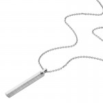 Image of the Fossil Harlow - Mens Steel Necklace - JF04564040