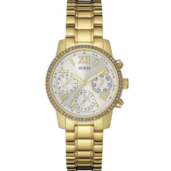 Buy Guess Women's Watch Mini Sunrise W0623L3 Chrono Look Multifunction