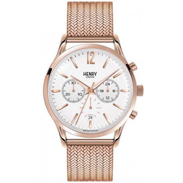 Buy Henry London Unisex Watch Richmond Quartz Chronograph HL41-CM-0040
