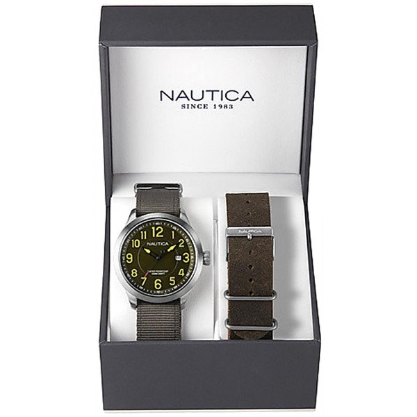 Comprar Reloj Nautica Hombre NCC 01 Date Box Set NAI12525G