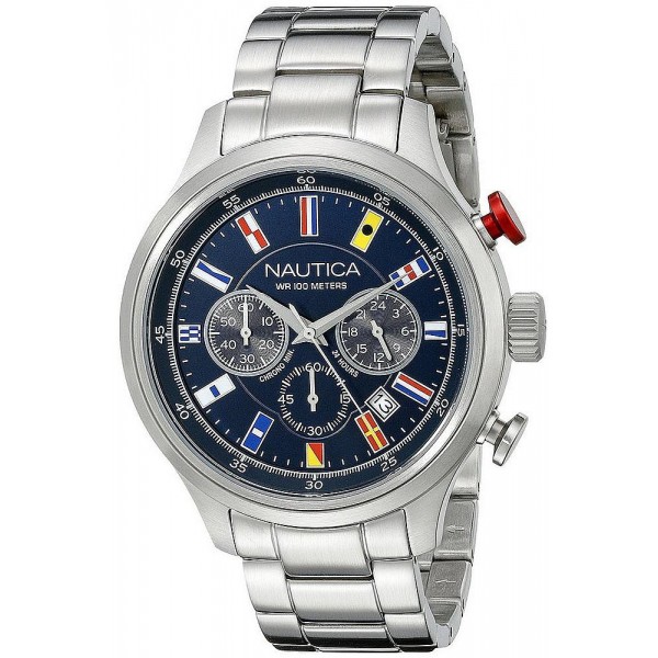 Nautica Herrenuhr NCT 16 Flag NAI17516G Chronograph Kaufen Sie Nautica Herrenuhr NCT 16 Flag NAI17516G Chronograph