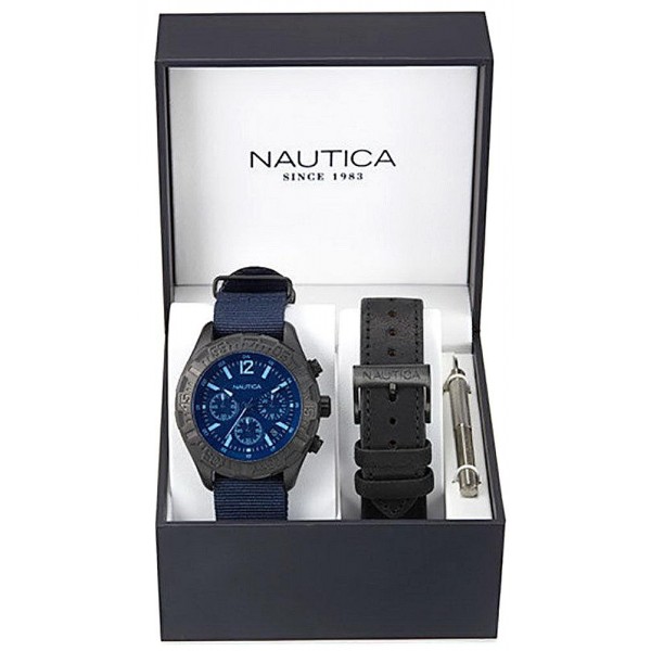 Comprar Reloj Nautica Hombre NST 402 Box Set NAI22508G Cronógrafo