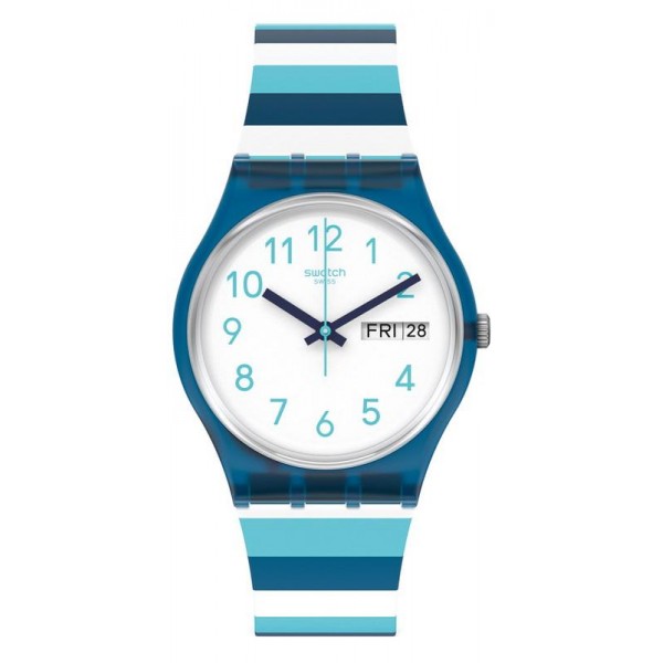 Swatch Unisexuhr Gent Striped Waves GN728 kaufen