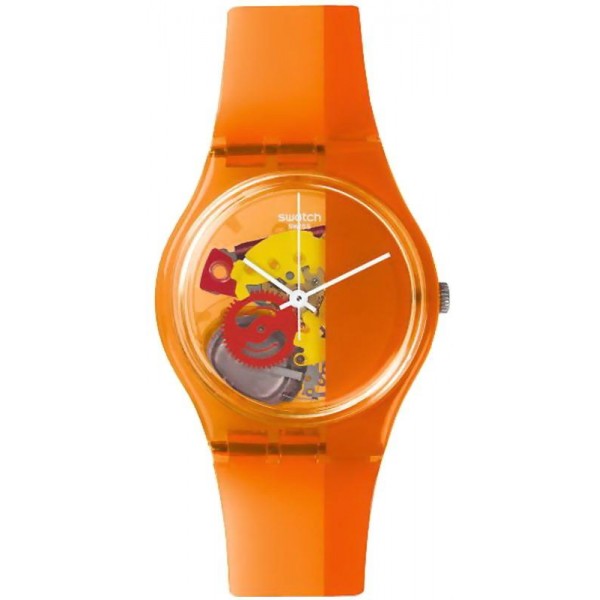 Buy Swatch Unisex Watch Gent Bloody Orange GO116